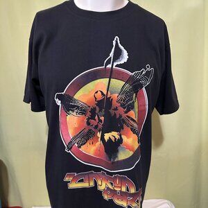 Linkin Park Hybrid Theory Soldier with Wings Asia Logo Men's Black T Shirt Large